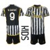 Cheap Juventus Dusan Vlahovic #9 Home Football Kit Children 2023-24 Short Sleeve (+ pants)